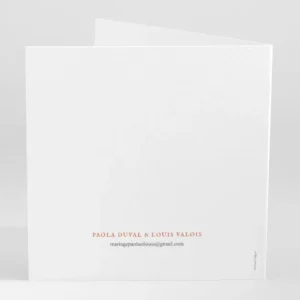 Faire-part de mariage Sur le marbre*Faire-part Elégant Online