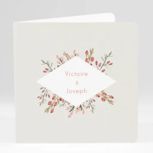 Faire-part de mariage Tendres fleurs*Faire-part Elégant Clearance