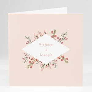 Faire-part de mariage Tendres fleurs*Faire-part Elégant Clearance