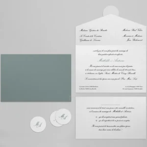 Faire-part de mariage Tout en un*Faire-part Elégant Outlet
