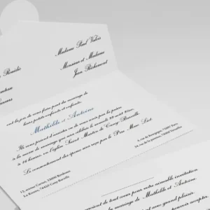 Faire-part de mariage Tout en un*Faire-part Elégant Outlet