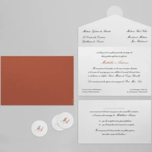 Faire-part de mariage Tout en un*Faire-part Elégant Outlet