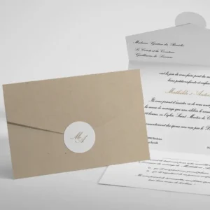 Faire-part de mariage Tout en un*Faire-part Elégant Outlet
