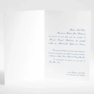 Faire-part de mariage Traditionnel rectangle*Faire-part Elégant Outlet