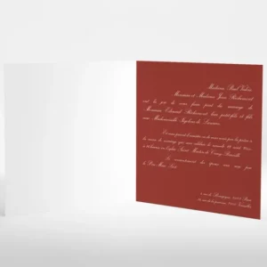Faire-part de mariage Traditionnel couleur*Faire-part Elégant Sale