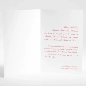 Faire-part de mariage Traditionnel rectangle*Faire-part Elégant Outlet