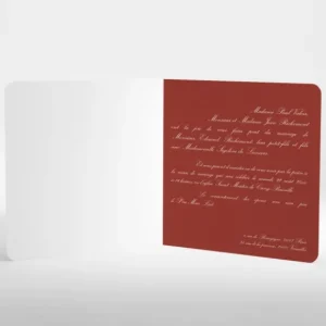 Faire-part de mariage Traditionnel couleur*Faire-part Elégant Sale