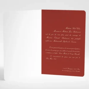 Faire-part de mariage Tradi rectangle couleur*Faire-part Elégant Clearance