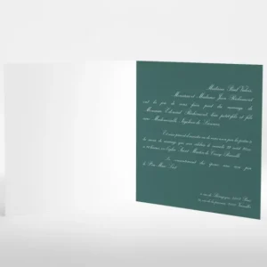 Faire-part de mariage Traditionnel couleur*Faire-part Elégant Sale