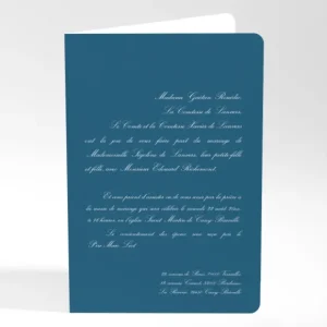 Faire-part de mariage Tradi rectangle couleur*Faire-part Elégant Clearance