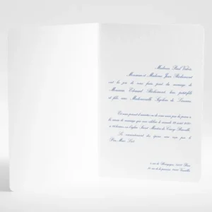 Faire-part de mariage Traditionnel rectangle*Faire-part Elégant Outlet