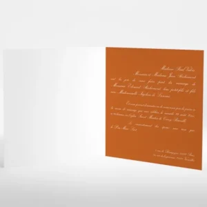 Faire-part de mariage Traditionnel couleur*Faire-part Elégant Sale