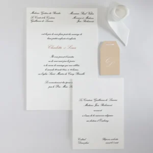 Faire-part de mariage Tradi*Faire-part Elégant Clearance