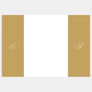 Faire-part de mariage Tradi triptyque couleur*Faire-part Elégant Hot