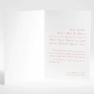 Faire-part de mariage Traditionnel rectangle*Faire-part Elégant Outlet