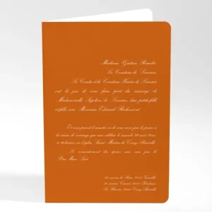 Faire-part de mariage Tradi rectangle couleur*Faire-part Elégant Clearance