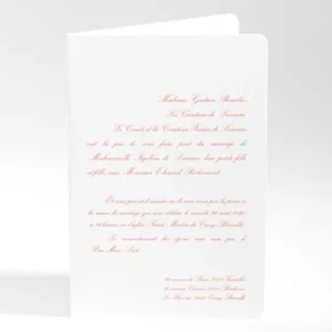 Faire-part de mariage Traditionnel rectangle*Faire-part Elégant Outlet