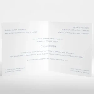 Faire-part de mariage Triangles chics*Faire-part Elégant Sale