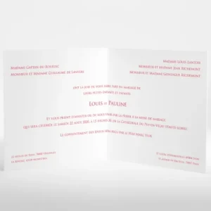 Faire-part de mariage Triangles chics*Faire-part Elégant Sale