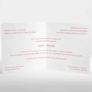 Faire-part de mariage Triangles chics*Faire-part Elégant Sale