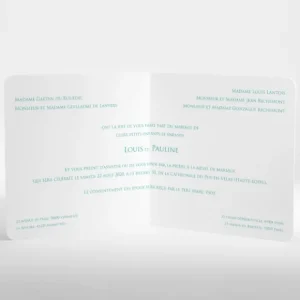 Faire-part de mariage Triangles chics*Faire-part Elégant Sale