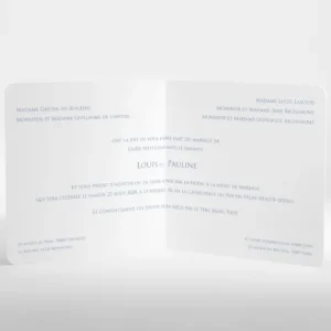Faire-part de mariage Triangles chics*Faire-part Elégant Sale