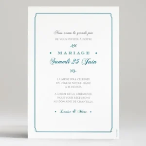 Faire-part de mariage Typographies*Faire-part Elégant Clearance