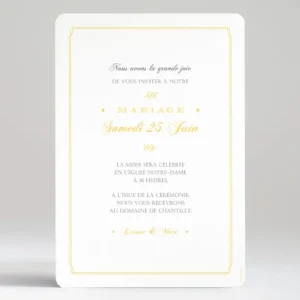 Faire-part de mariage Typographies*Faire-part Elégant Clearance