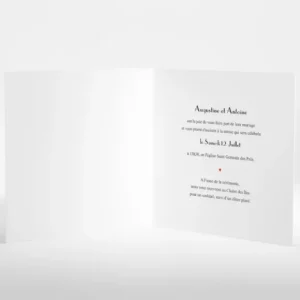 Faire-part de mariage Un mariage a Paris*Faire-part Elégant Outlet