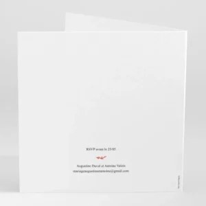 Faire-part de mariage Un mariage a Paris*Faire-part Elégant Outlet