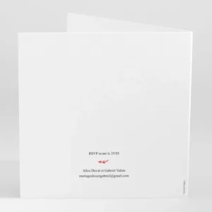 Faire-part de mariage Un mariage a Versailles*Faire-part Elégant Best