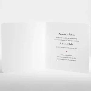Faire-part de mariage Un mariage a Paris*Faire-part Elégant Outlet