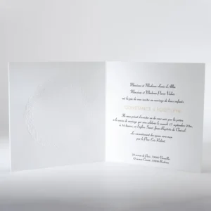 Faire-part de mariage Union croisee*Faire-part Elégant Sale