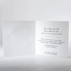 Faire-part de mariage Union croisee*Faire-part Elégant Sale