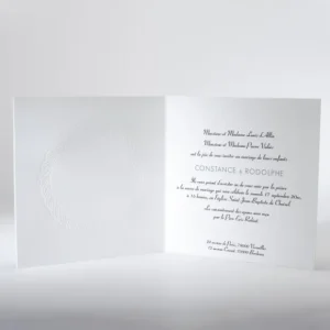Faire-part de mariage Union croisee*Faire-part Elégant Sale