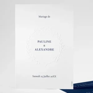 Faire-part de mariage Valse vegetale*Faire-part Elégant Hot