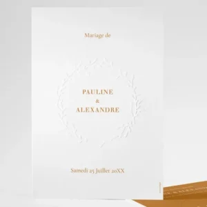 Faire-part de mariage Valse vegetale*Faire-part Elégant Hot