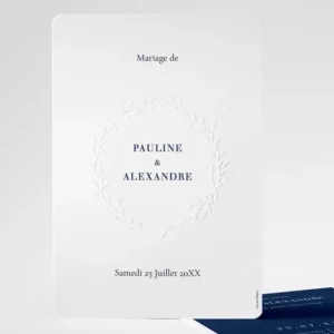Faire-part de mariage Valse vegetale*Faire-part Elégant Hot