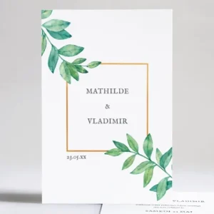 Faire-part de mariage Verdure poetique*Faire-part Elégant Discount