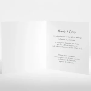 Faire-part de mariage Verdure Chic*Faire-part Elégant Discount