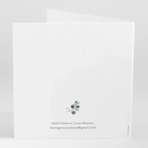 Faire-part de mariage Verdure Chic*Faire-part Elégant Discount