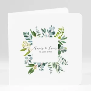 Faire-part de mariage Verdure Chic*Faire-part Elégant Discount