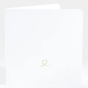 Faire-part de mariage Vierge Coeur dore livret*Faire-part Elégant New