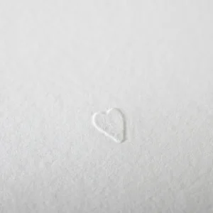 Faire-part de mariage Vierge Coeur gaufrage livret*Faire-part Elégant Outlet