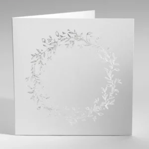Faire-part de mariage Vierge Couronne doree livret*Faire-part Elégant New
