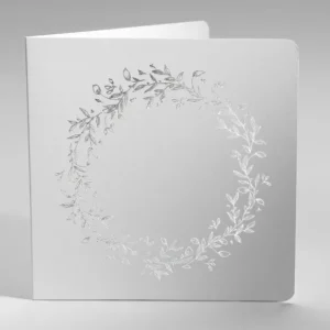 Faire-part de mariage Vierge Couronne doree livret*Faire-part Elégant New