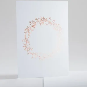 Faire-part de mariage Vierge Couronne doree portrait*Faire-part Elégant Clearance