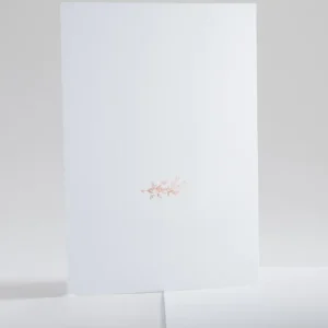Faire-part de mariage Vierge Branche doree portrait*Faire-part Elégant New