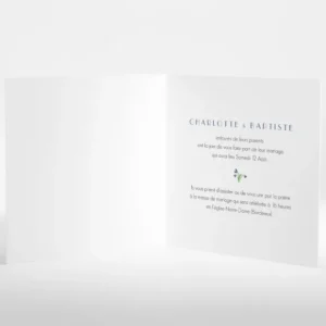 Faire-part de mariage Virtuosite*Faire-part Elégant Clearance