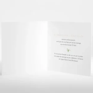 Faire-part de mariage Virtuosite*Faire-part Elégant Clearance